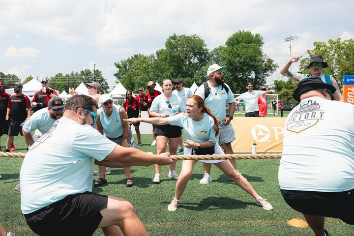 Corporate Challenge tug of war